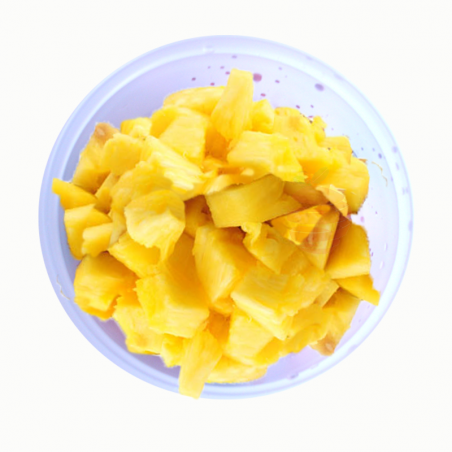 Piña troceada